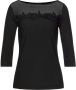 Laura Scott Shirt met ronde hals 3 4-mouw figuurgetailleerde snit - Thumbnail 6