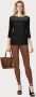 Laura Scott Shirt met ronde hals 3 4-mouw figuurgetailleerde snit - Thumbnail 10