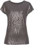 Laura Scott Shirt met ronde hals met folieprint - Thumbnail 5