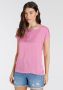 Laura Scott Shirtblouse van satijn en jersey - Thumbnail 4