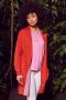 Laura Scott Shirtblouse van satijn en jersey - Thumbnail 6