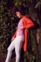Laura Scott Shirtblouse van satijn en jersey - Thumbnail 7