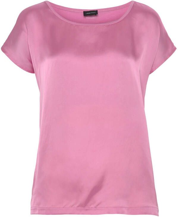Laura Scott Shirtblouse van satijn en jersey