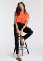 Laura Scott Shirtblouse van satijn en jersey - Thumbnail 5