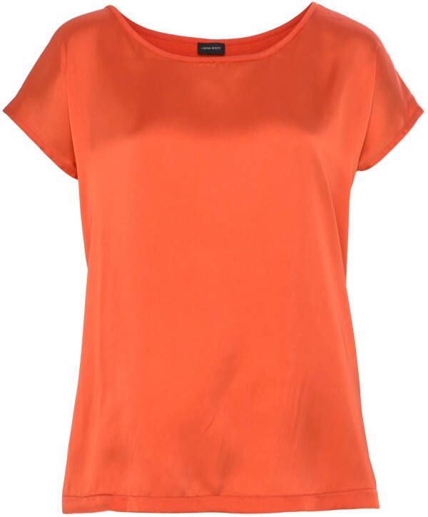 Laura Scott Shirtblouse van satijn en jersey