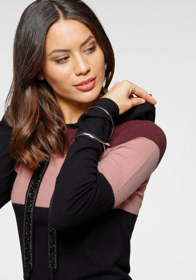 Laura Scott Gebreide jurk voor feestelijke gelegenheden en theaterbezoeken casual look