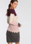 Laura Scott Gebreide jurk met zigzagmotief - Thumbnail 2