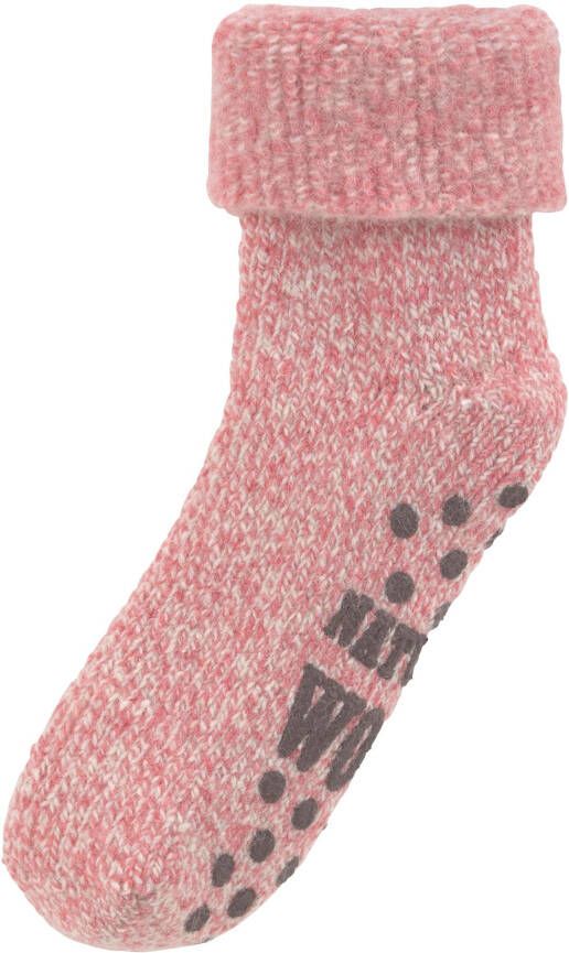 Lavana ABS-sokken gebreid met antislip zool (1 paar)