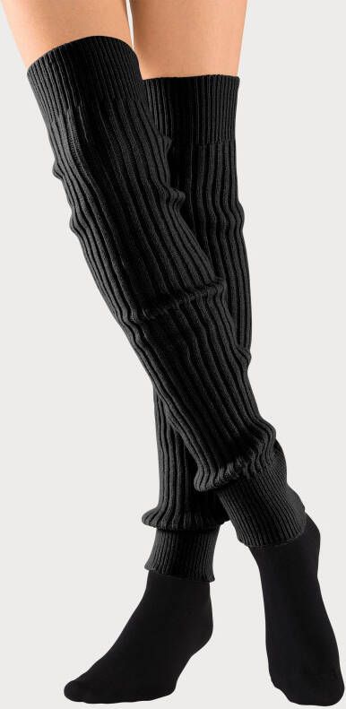 Lavana Beenwarmers in modieuze ribstructuur (set)