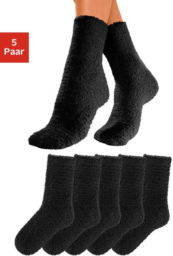 Lavana Wellness-sokken ideaal als alternatief voor pantoffels (set 5 paar)