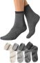 Lavana Wellness-sokken met frottébinnenkant (set 4 paar) - Thumbnail 5