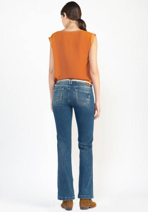 Le Temps Des Cerises Bootcut jeans Flare met bindstrik