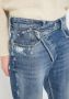 Le Temps Des Cerises Loose fit jeans Cosy met asymmetrische knoopsluiting - Thumbnail 5