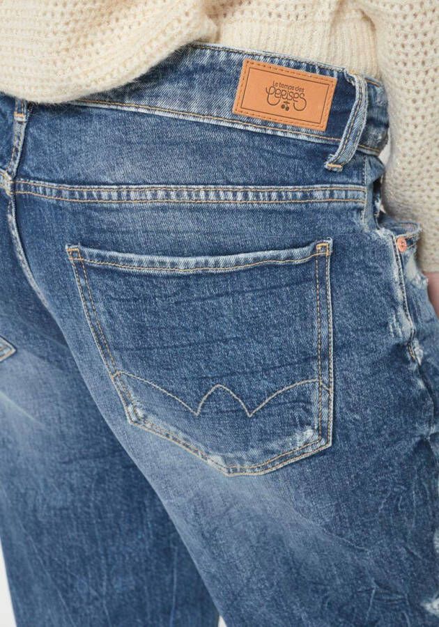 Le Temps Des Cerises Loose fit jeans Cosy met asymmetrische knoopsluiting