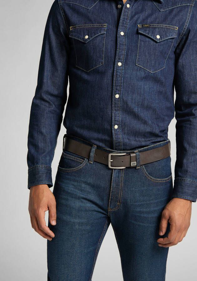 Lee Leren riem SMALL LOGO