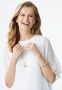 LEONARDO Edelstalen armband Goudkleur Hope 018113 met cat's eye glazen parel (geïmiteerd) - Thumbnail 3