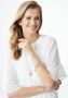 LEONARDO Edelstalen armband Goudkleur Hope 018113 met cat's eye glazen parel (geïmiteerd) - Thumbnail 5