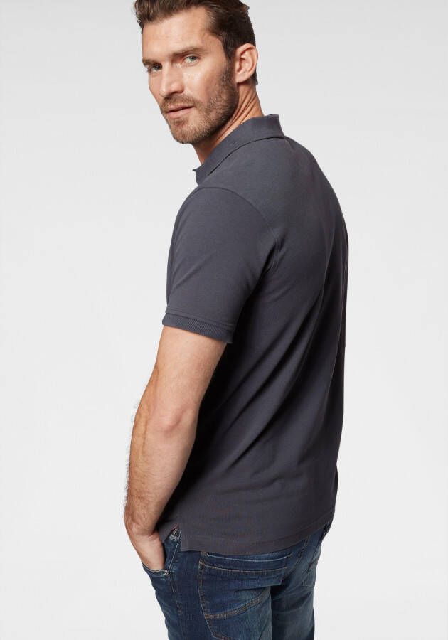 Lerros Poloshirt met stijlvol borduursel op borsthoogte