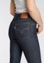 Levi's 300 Straight fit high rise jeans van katoen model '501' - Thumbnail 14