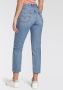 Levi's Blauwe effen dames jeans met ritssluiting en knoopsluiting Blue Dames - Thumbnail 7