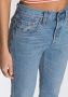 Levi's Blauwe effen dames jeans met ritssluiting en knoopsluiting Blue Dames - Thumbnail 8