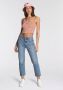 Levi's Blauwe effen dames jeans met ritssluiting en knoopsluiting Blue Dames - Thumbnail 9