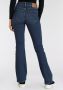 Levi's 725 high waist bootcut jeans dark blue denim - Thumbnail 4