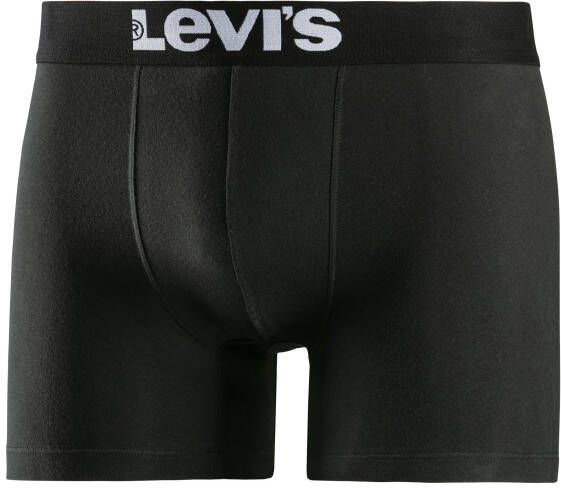 Levi's Boxershort zwarte logo-weefband (4 stuks)