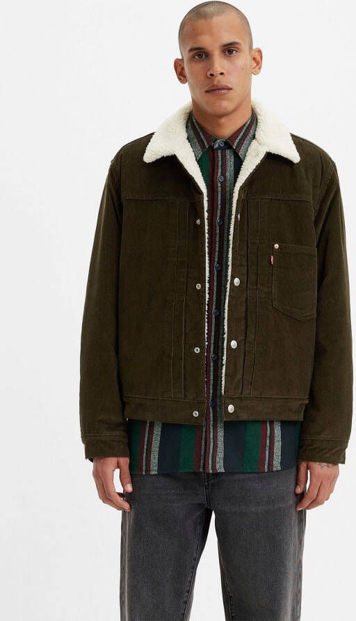Levi's Cordjasje SHERPA TRUCKER met warm sherpa-voering