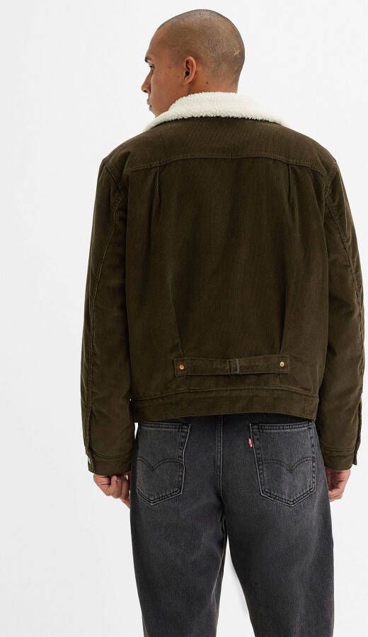 Levi's Cordjasje SHERPA TRUCKER met warm sherpa-voering