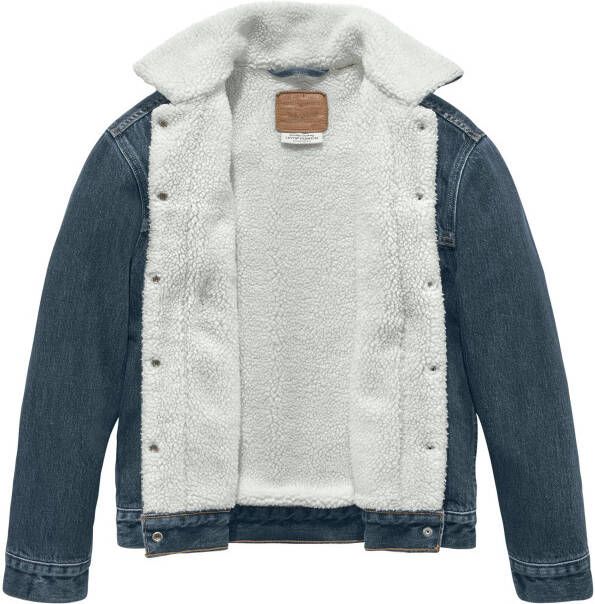 Levi's Jeansjack Ex-Boyfriend Sherpa met warme teddy-voering