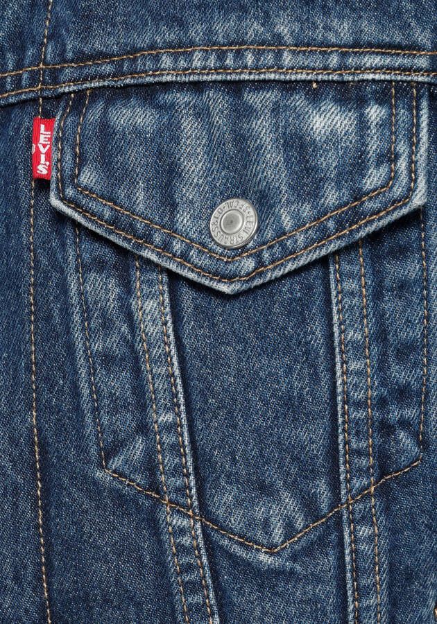 Levi's Jeansjack Ex-Boyfriend Sherpa met warme teddy-voering