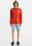 Levi's Lichtblauwe effen shorts met rits en knoopsluiting Blue Heren - Thumbnail 10