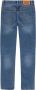 Levis Levi's Kids 502 tapered fit jeans blue Blauw Jongens Stretchdenim 140 - Thumbnail 5