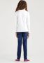 Levis Levi's Kids longsleeve wit Jongens Katoen Ronde hals Effen 110 - Thumbnail 8