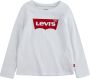 Levis Levi's Kids longsleeve Batwing met logo wit Meisjes Katoen Ronde hals Logo 158 164 - Thumbnail 8
