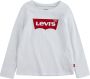 Levis Levi's Kids longsleeve Batwing met logo wit Meisjes Katoen Ronde hals Logo 164 176 - Thumbnail 8