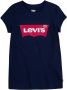 Levis Levi's Kids T-shirt BATWING met logo donkerblauw roze Meisjes Katoen Ronde hals 158 - Thumbnail 5