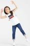 Levis Levi's Kids T-shirt SPORTSWEAR met logo wit rood blauw Meisjes Katoen Ronde hals 140 - Thumbnail 2