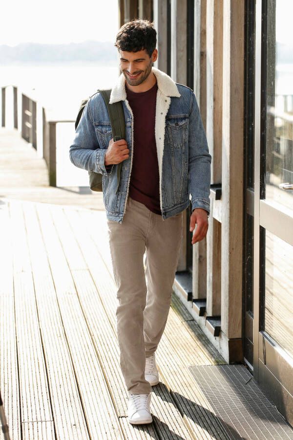 Levi's Kort jack Sherpa met sherpa voering