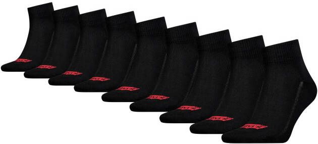 Levi's Korte sokken met brede logoband (set 9 paar 9-pack)