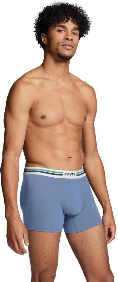 Levi's Lange boxershort met logo-weefband (set 2 stuks)