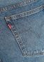 Levi's Plus 501 cropped high waist straight fit jeans medium indigo worn in - Thumbnail 7