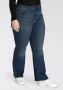 Levi's Plus 725 high waist bootcut jeans dark blue denim - Thumbnail 2