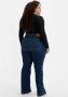 Levi's Plus 725 high waist bootcut jeans dark blue denim - Thumbnail 8