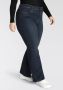 Levi s Plus SIZE flared cut jeans met labelpatch model '726' - Thumbnail 6