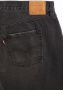 Levi's Plus 501 90's high waist straight fit jeans black denim - Thumbnail 10