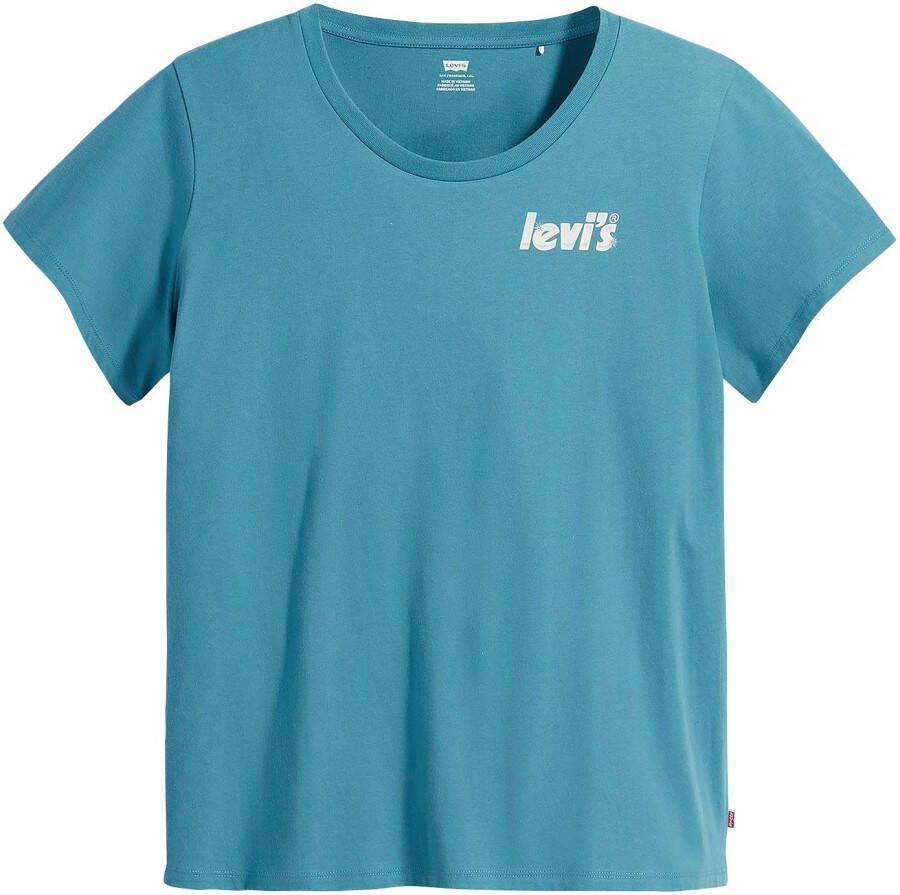 Levi's Plus Levi's Plus Shirt met ronde hals PERFECT TEE BLUES