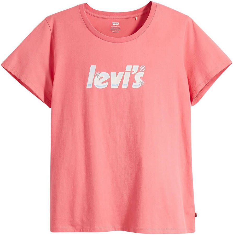 Levi's Plus Levi's Plus Shirt met ronde hals PL PERFECT TEE REDS