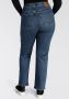 Levi's Plus 724 high waist straight fit jeans medium indigo worn in - Thumbnail 4
